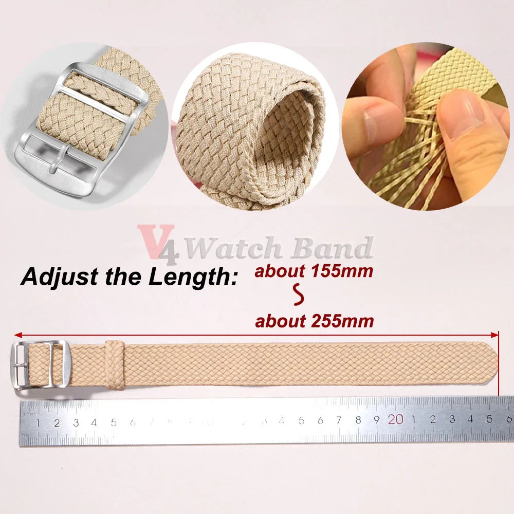 14/16/18/20/22mm Nylon Watch Strap 20mm for Omega 007 Replacement Band for Rolex Premium Soft Straps Universal Sports Watch Band