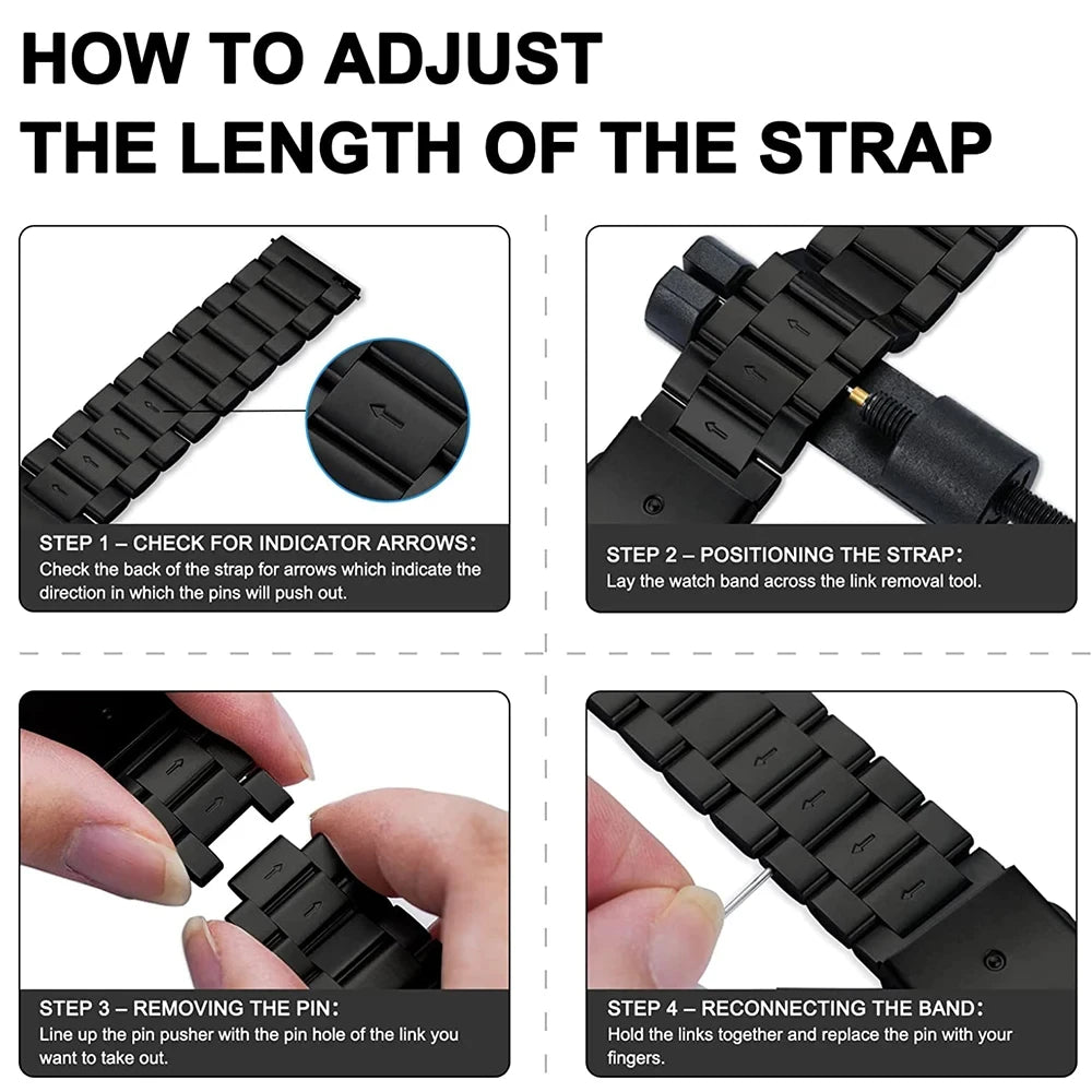 Stainless Steel Bracelet For Huawei Band 10 9 Watchband Metal Wristband For Huawei Band 8 Business Strap Replaceable Accessories