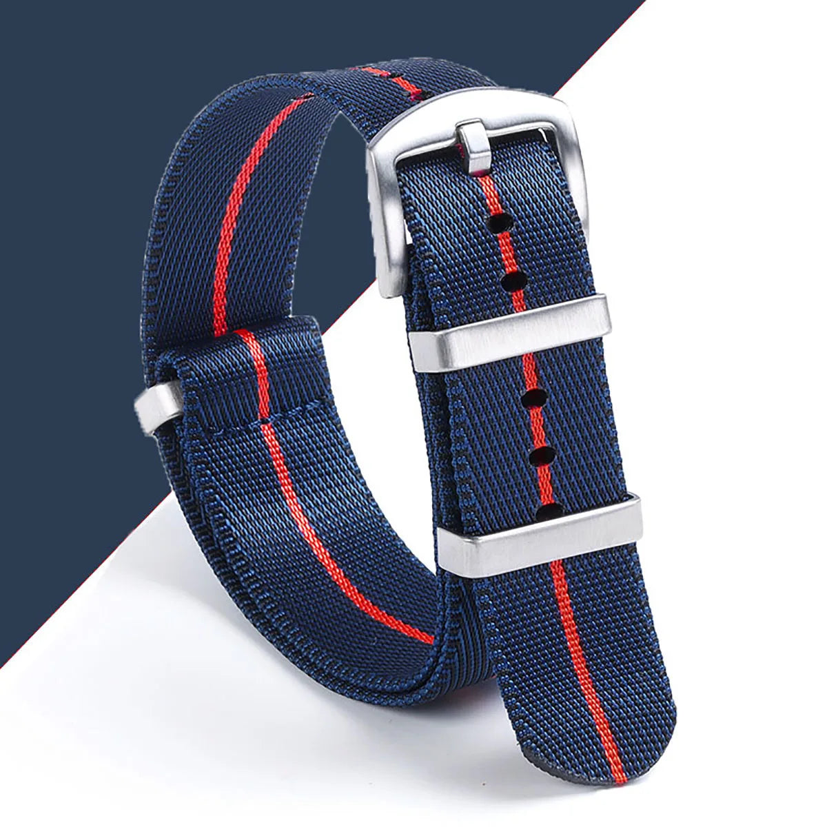 High Density Nylon Watch Band for Omega Bracelet for Huami Amazfit GTS for Seiko for Tudor Military Strap for Samsung Galaxy