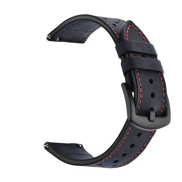 Leather Watch Strap for Huami Amazfit GTR 4 3 Pro Watch Band for Huawei Watch GT Bracelet 22mm Watchband Replacement Accessories