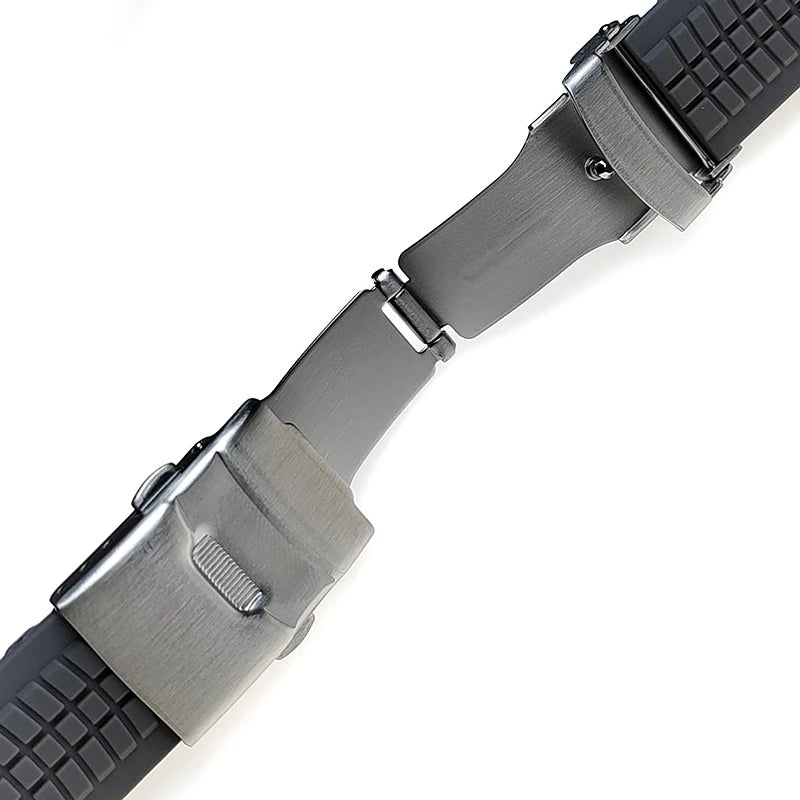 Silicone Watch Band Universal Quick Release Extended Adjust Bracelet 20/22/24mm Sports Watch Strap for Omega Watchband for Rolex