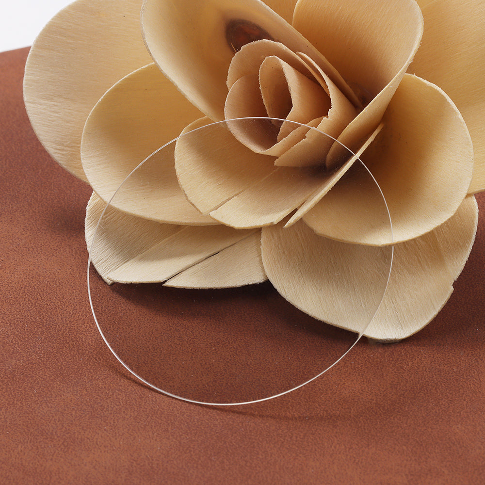 2pcs Watch Glass 28-42mm Diameter Watch Repair Tools Smart Watch Replacement Glass Crystal Lens Round Watch Tempered Film