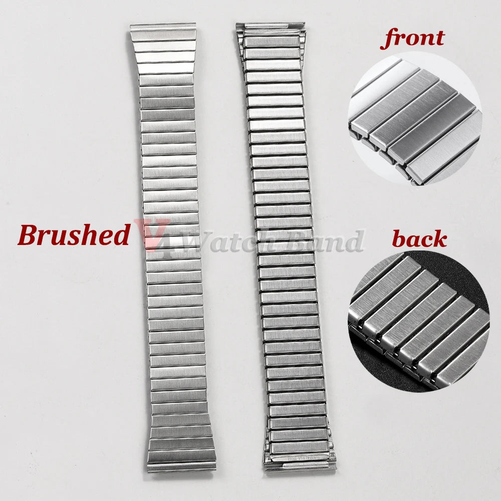 22mm Elastic Bracelet for Samsung Galaxy Flexible Metal Watch Strap Expansion Steel Wrist Band for Huawei Watch