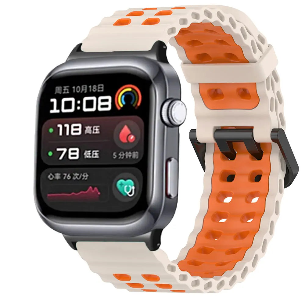 For Huawei Watch D2 Strap Silicone Wristband Accessories Correa For Huawei Watch D2 Smartwatch Bracelet Metal Connector Band