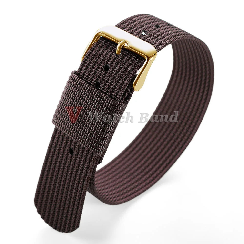 18mm 20mm 22mm New Ribbed Nylon Watchband Nylon Watch Strap for Omega Watch Band Watchband for Military Bracelets Accessories