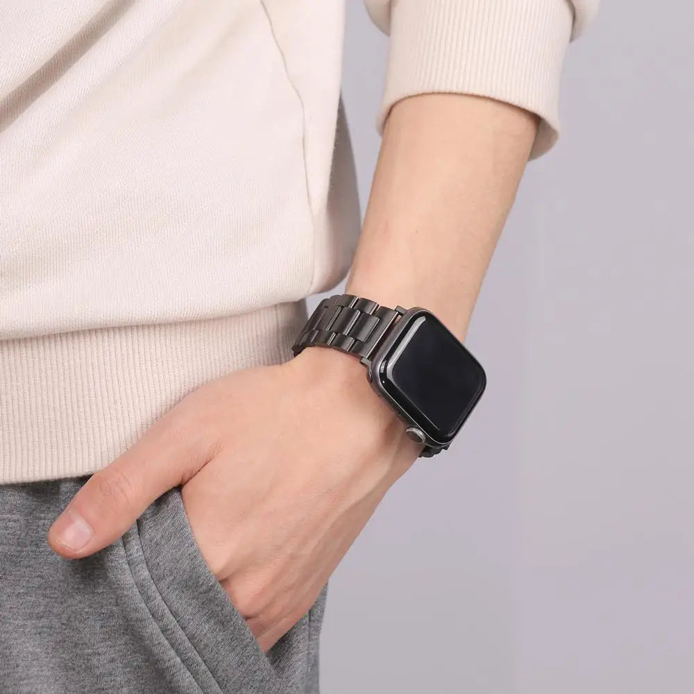 Metal Strap For Apple Watch Band 49mm 45mm 41mm 46mm 44mm Stainless Steel Correa Bracelet belt iwatch 42mm series 7 6 SE 8 Ultra