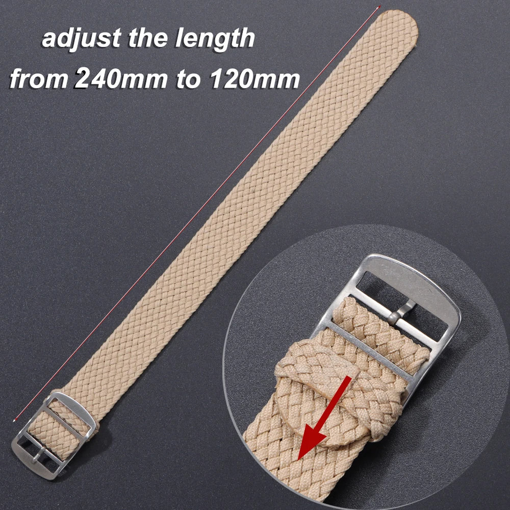 High Quality Nylon 18mm 20mm 22mm Watch Band for Seiko for Fossil for Oris Military Casual Watchband Army Sport Straps Replace