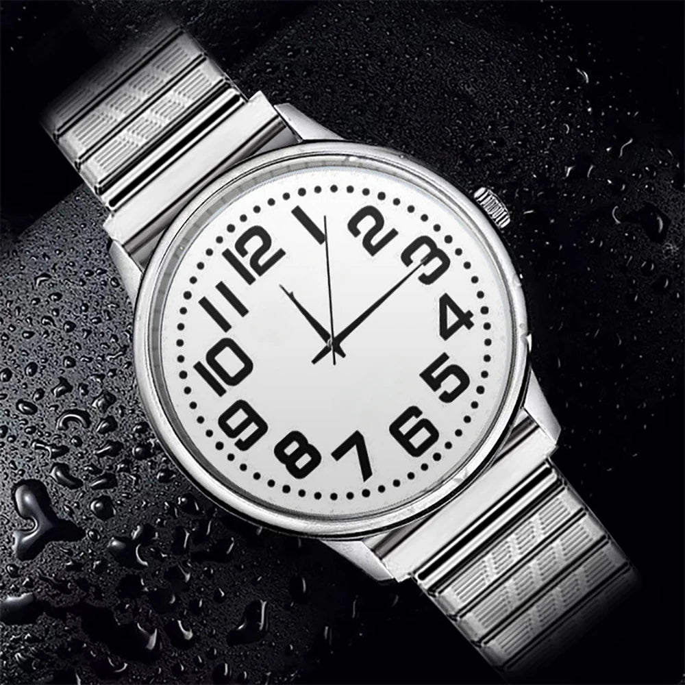 Metal Elastic Watch Band Stainless Steel Watch Bracelet 12/14/16/18/20mm Stretch Expansion Retractable Band Universal Watchband