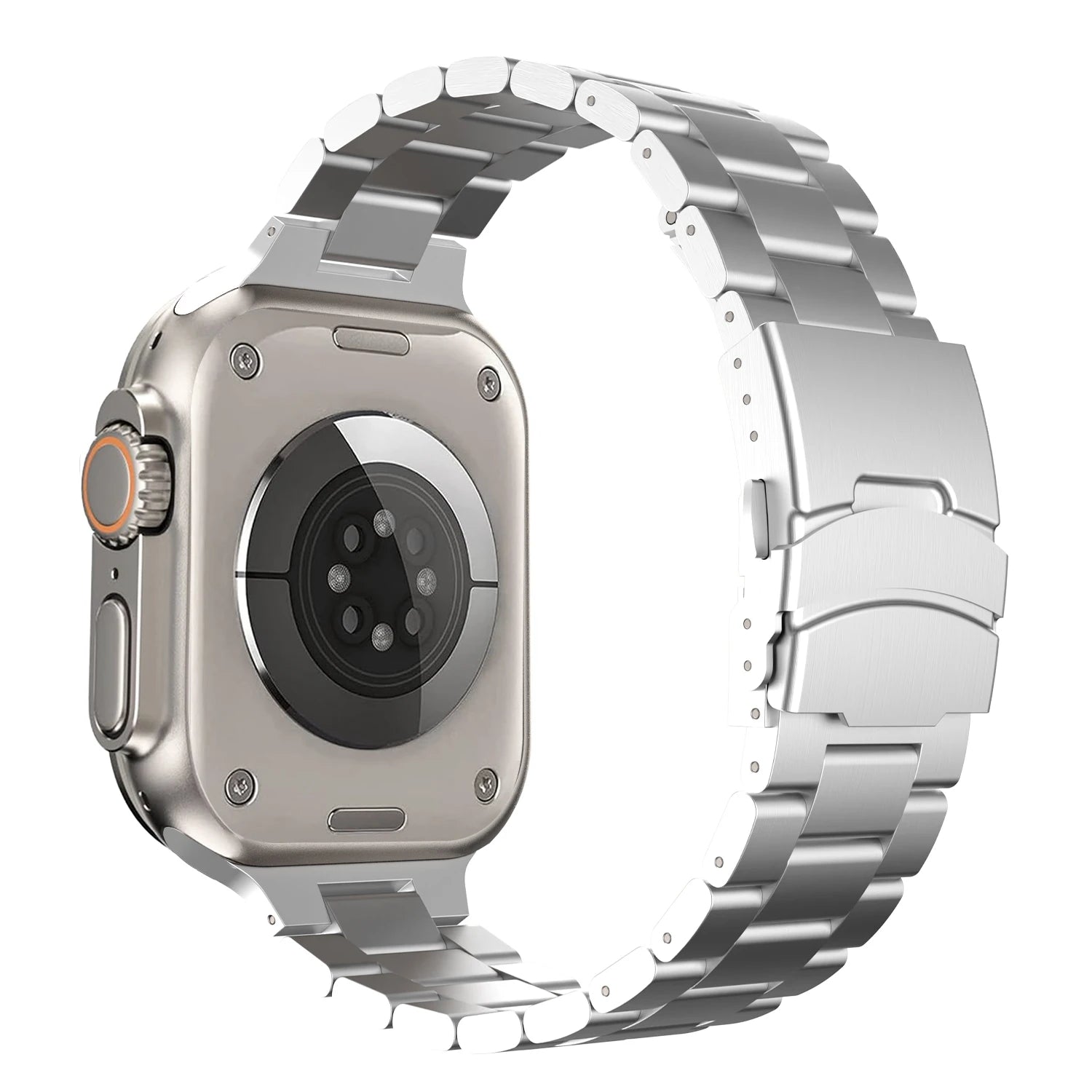 Stainless Steel Band For Apple Watch Ultra 49mm Men Business Bracelet For iWatch 10 9 8 SE Ultra 42 45 44 46mm Watchband Correa