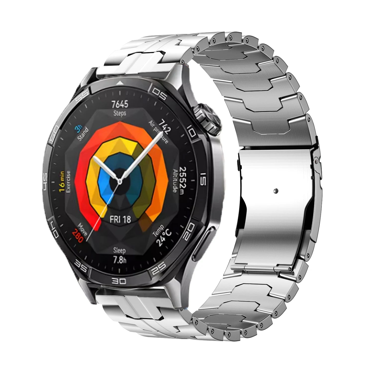 For Huawei Watch GT5 46mm Metal Strap Business Bracelet 22mm For Huawei Watch GT 46mm/GT2e/GT3 46mm Stainless Steel Watchband