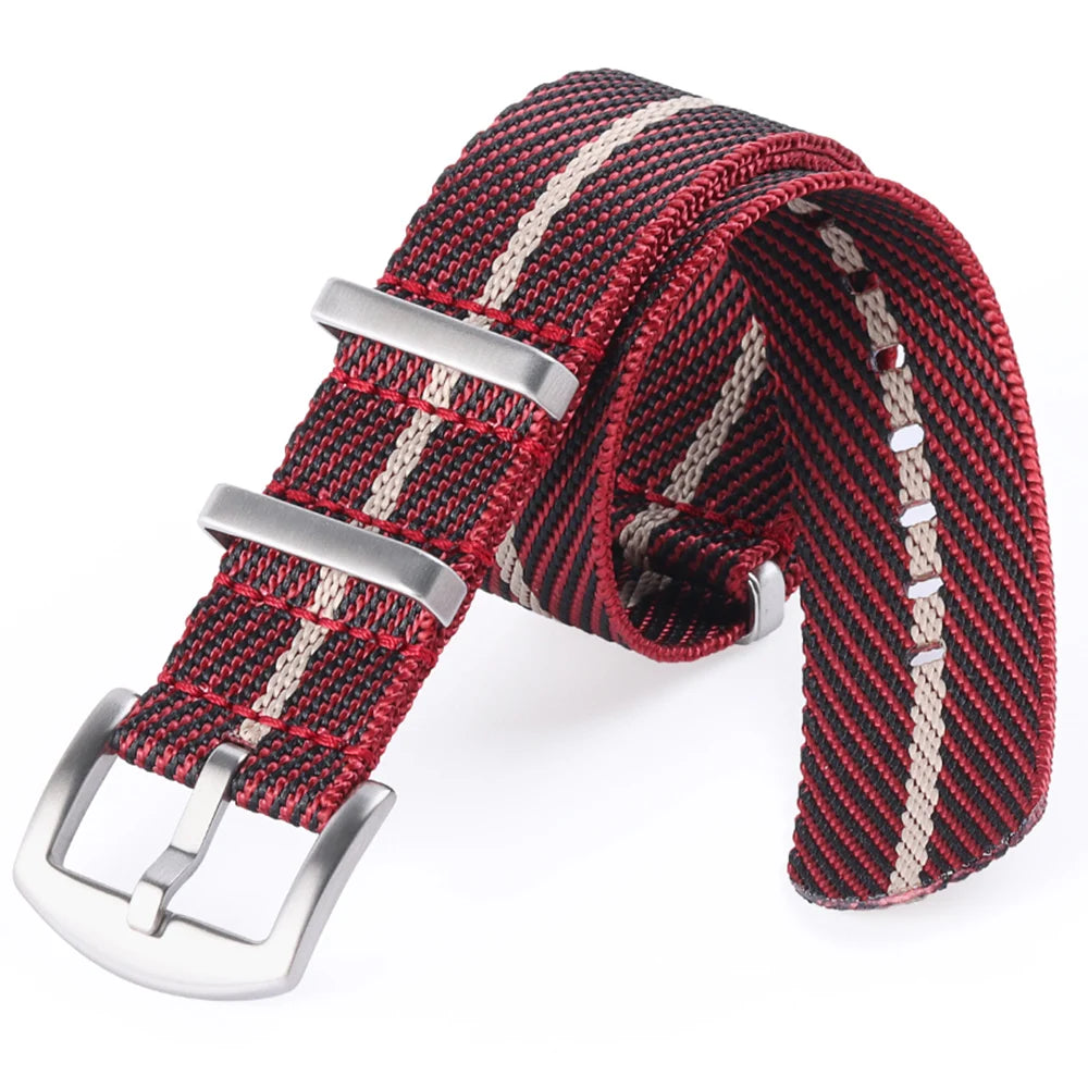 Universal Strap for Seiko Watchband for Rolex Bracelet for Omrga Canvas Nylon Band 22mm 20mm Wristband Watch Band Belt