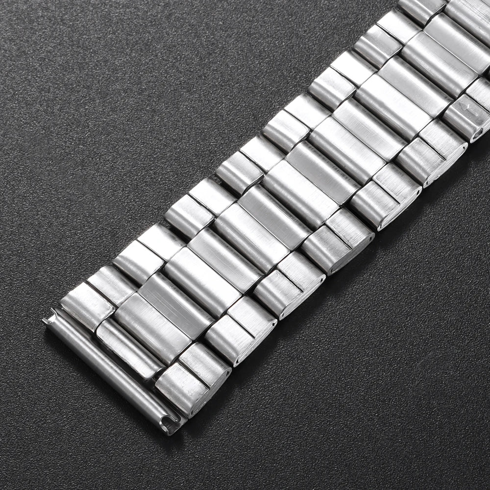 Universal Adjustable Watchband for Rolex Diving Metal Belt Bracelet for Omega 18/20/22mm Solid Stainless Steel Strap for Seiko