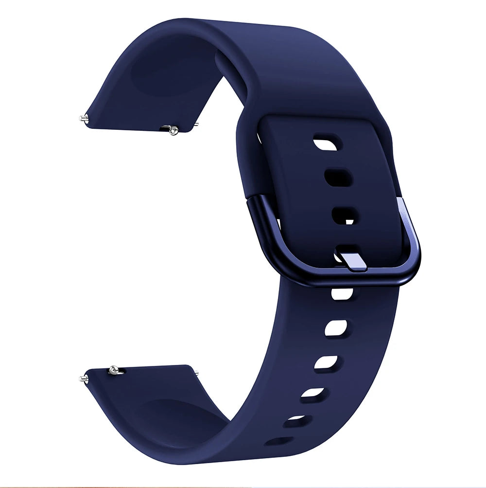 20mm 22mm Strap For Redmi Watch 5 Active Lite Silicone Band For Huawei GT5 46mm Xiaomi Watch S3 S2 46mm Sport Bracelet Wristband