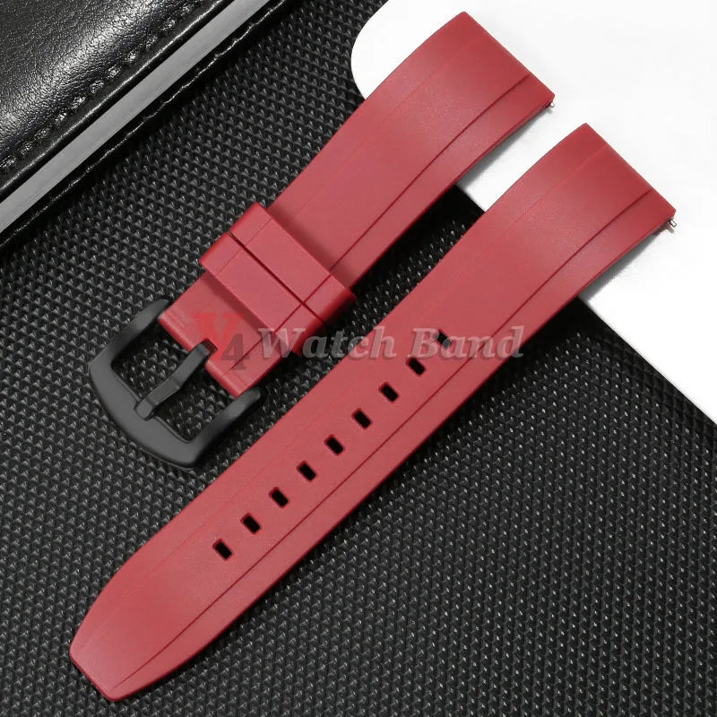 Quick Release Rubber Watch Strap for Citizen for Seiko20mm 22mm 24mm Premium Silicone Band for Omega Replace Bracelet for Tissot