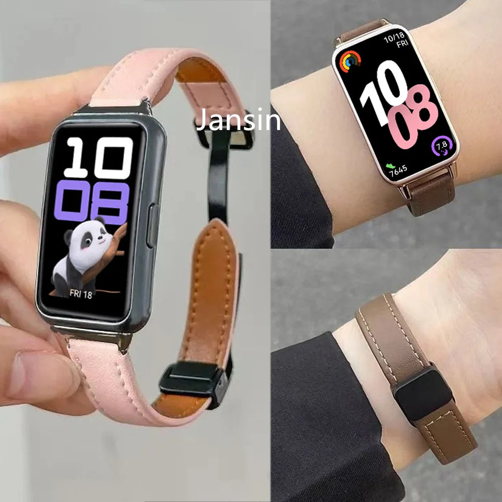 For Huawei Band 10 Strap Magnetic Watchband Accessories Correa For Huawei Band8 9 Wristband Rapleaceable Business Bracelet