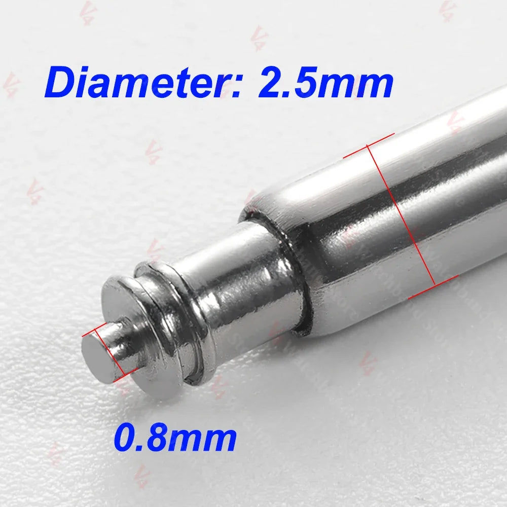 20pcs 1.5/1.8/2.0/2.5mm Diameter Watch Band Pins 16/18/20/22/24mm Spring Pin Watch Repair Tool Metal Steel Spring Bars Link Pins
