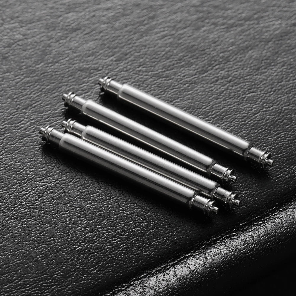 20pcs 1.5mm1.8mm 2.0mm 2.5mm Diameter Watch Band 16/18/20/22/24mm Spring Pin Watch Repair Tool Metal Steel Spring Bars Link Pins