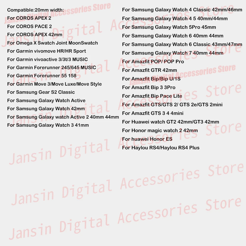 Metal Strap For Samsung Galaxy Watch 7 6 5 4 40 44mm 5pro 45mm Band Stainless Steel Business Metal For Omega MoonSwatch Correa