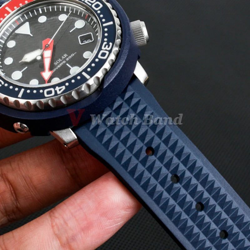 Rubber Strap 20mm 22mm for Omega for Rolex Bracelet Universal Men Diver Silicone Waterproof Sport for Seiko 5 SKX007 Watchband