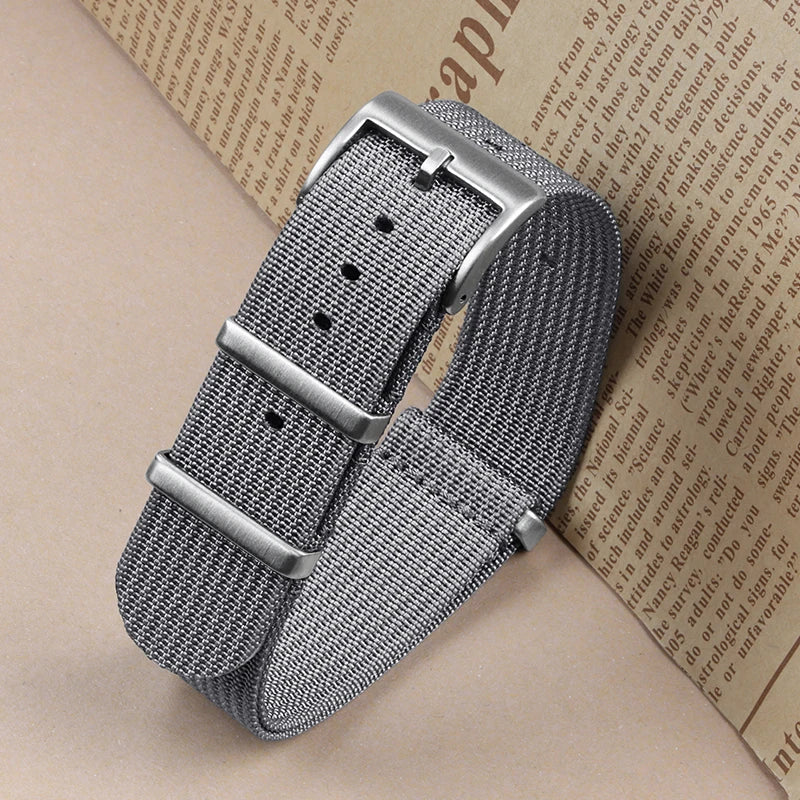 Braided Nylon Watch Band 18mm 20mm 22mm Watch Straps for Oemga Army Bracelet Military Watch Strap for Seiko Men Women Watchbands