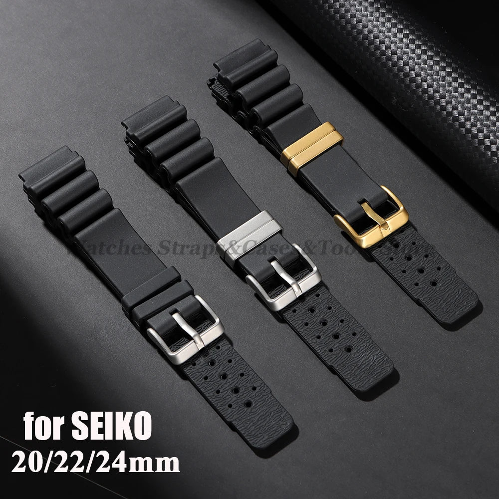 ND Limits Diver Watchband for Seiko for Rolex for Citizen Resin Wristband Men's Women High Quality Bracelet 20mm 22mm 24mm Strap