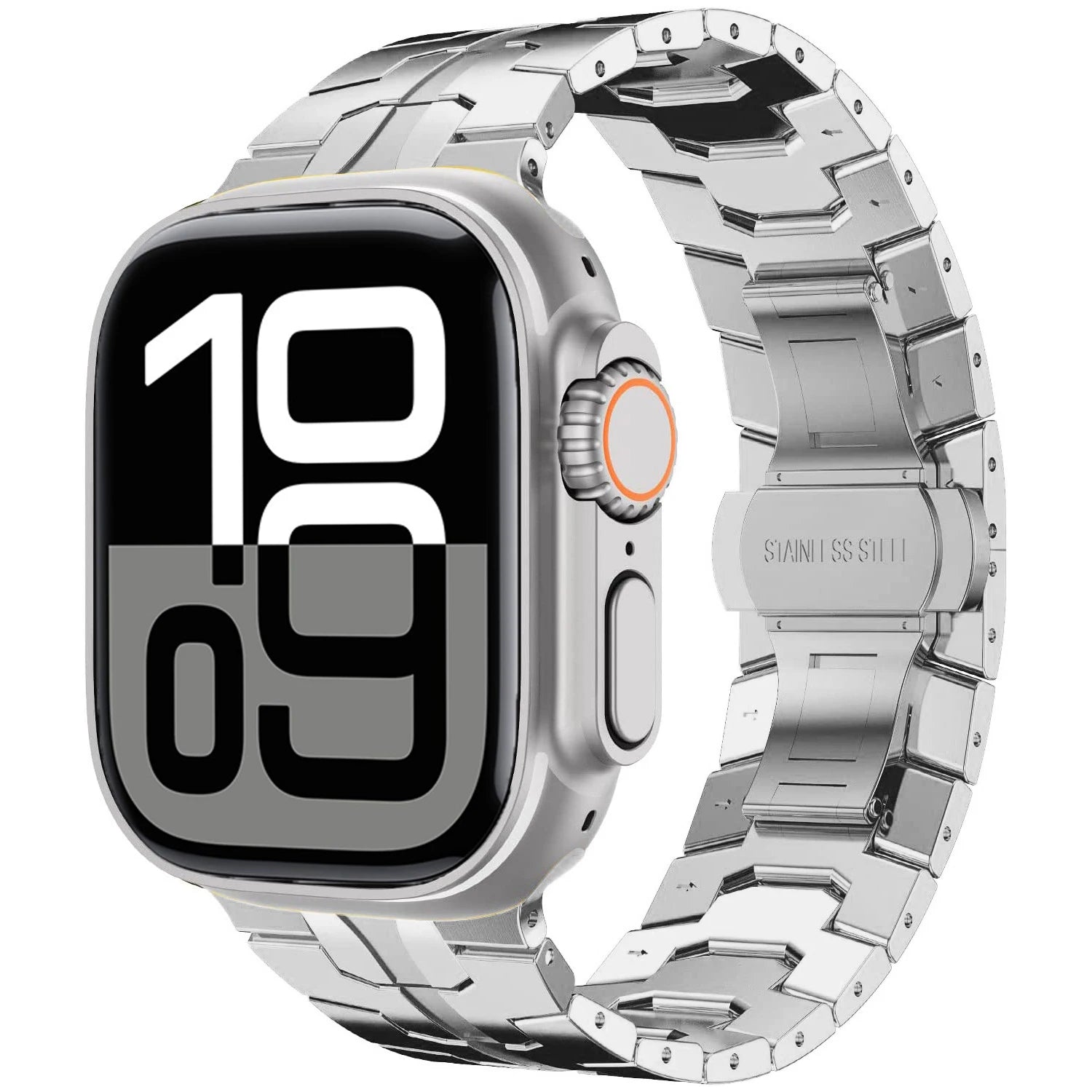 For Apple Watch Series 10 46mm Strap Stainless Steel Bracelet For Iwatch 10 9 Ultra 49mm 42mm 45mm Correa Metal Business Correa