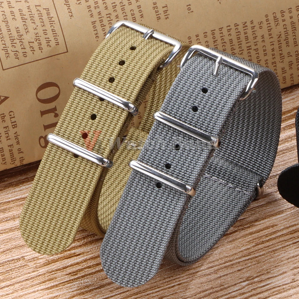 High Quality Nylon Watch Band for Omega 20mm 22mm 18mm Strap for Seiko Military Casual Watchband Army Sport Bracelet Replacement
