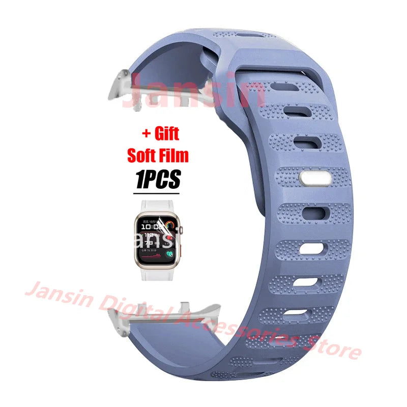 Silicone Band For Huawei Watch D2 Correa Screen Protector Film For Huawei Watch D2 Bracelet Replaceable Sport Band Accessories