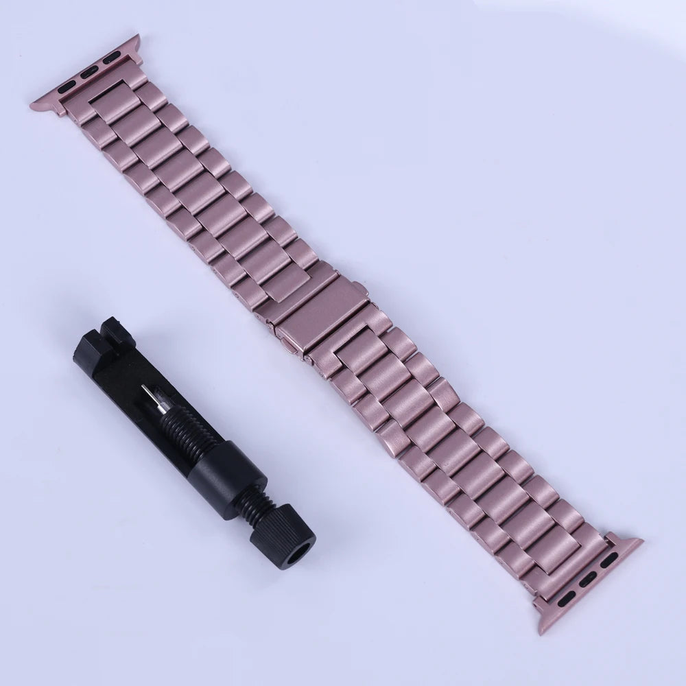 For Apple Watch 10 46mm Strap Stainless Steel Wristband Accessories Correa For Iwatch 10 9 8 Ultra 49mm 42/44/38mm Metal Band