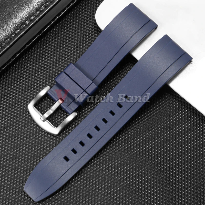 Quick Release Rubber Watch Strap for Citizen for Seiko20mm 22mm 24mm Premium Silicone Band for Omega Replace Bracelet for Tissot