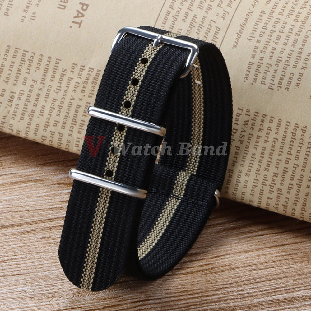High Quality Nylon Watch Band for Omega 20mm 22mm 18mm Strap for Seiko Military Casual Watchband Army Sport Bracelet Replacement