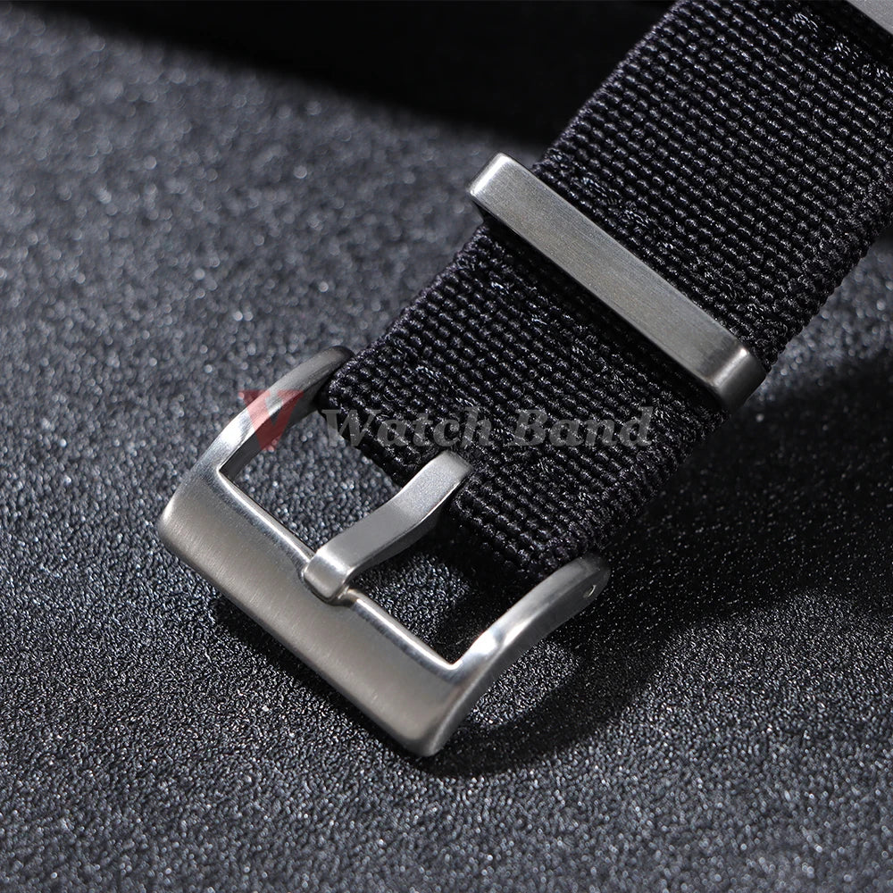 18mm 20mm 22mm Elastic Nylon Watch Strap for Seiko Army Sport Bracelet Replacement Brown Green Band Military Casual Watchband