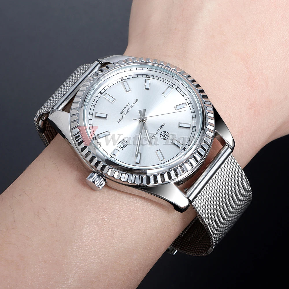 0.4 Milanese Mesh Loop Stainless Steel Watch Band Metal Strap for DW for Omega Black Gold Bracelet 18mm 20mm 22mm Bracelet