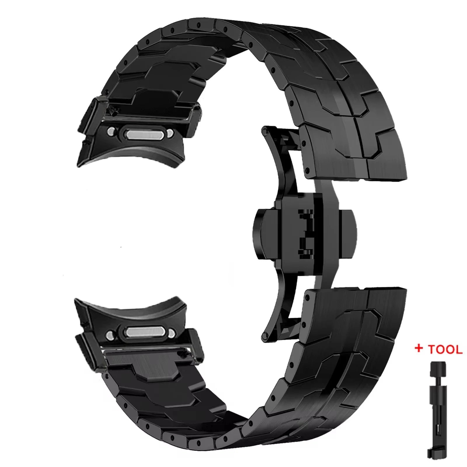20mm Strap For Samsung Galaxy Watch 7 40/44mm Quick Fit No Gaps Band For Samsung Watch 4/5/6 47/43mm Stainless Steel Bracelet