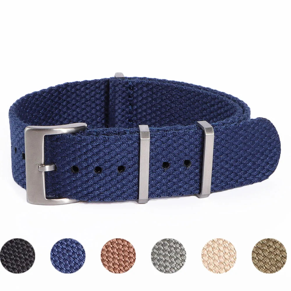 Cotton Nylon Strap for Seiko Braid Wristband 20/22mm Soft Watchband Military Sport Bracelet for Omega Seamaster 007 for Citizen