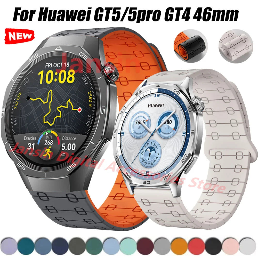 22mm Strap For Huawei GT5/GT5pro 46mm GT4 Band Magnetic Bracelet For CMF Watch Pro 2 Xiaomi Watch S4 Amazfit GTR 4 Correa