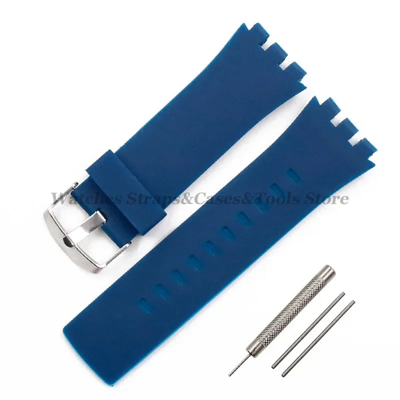 Rubber Watch Strap for SWATCH for TOUCH SURB100 SURW100 Silicone Watchbands 22mm Men Women Sports Bracelet Watch Accessories