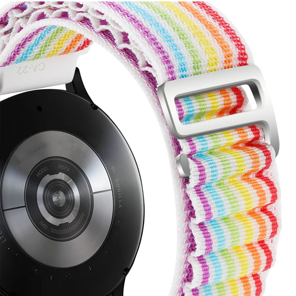 For Huawei Watch GT5 41mm Nylon Loop Bracelet 18mm Strap For Huawei Watch GT4 41mm Weaves Sport Wristband Colorful Band Correa