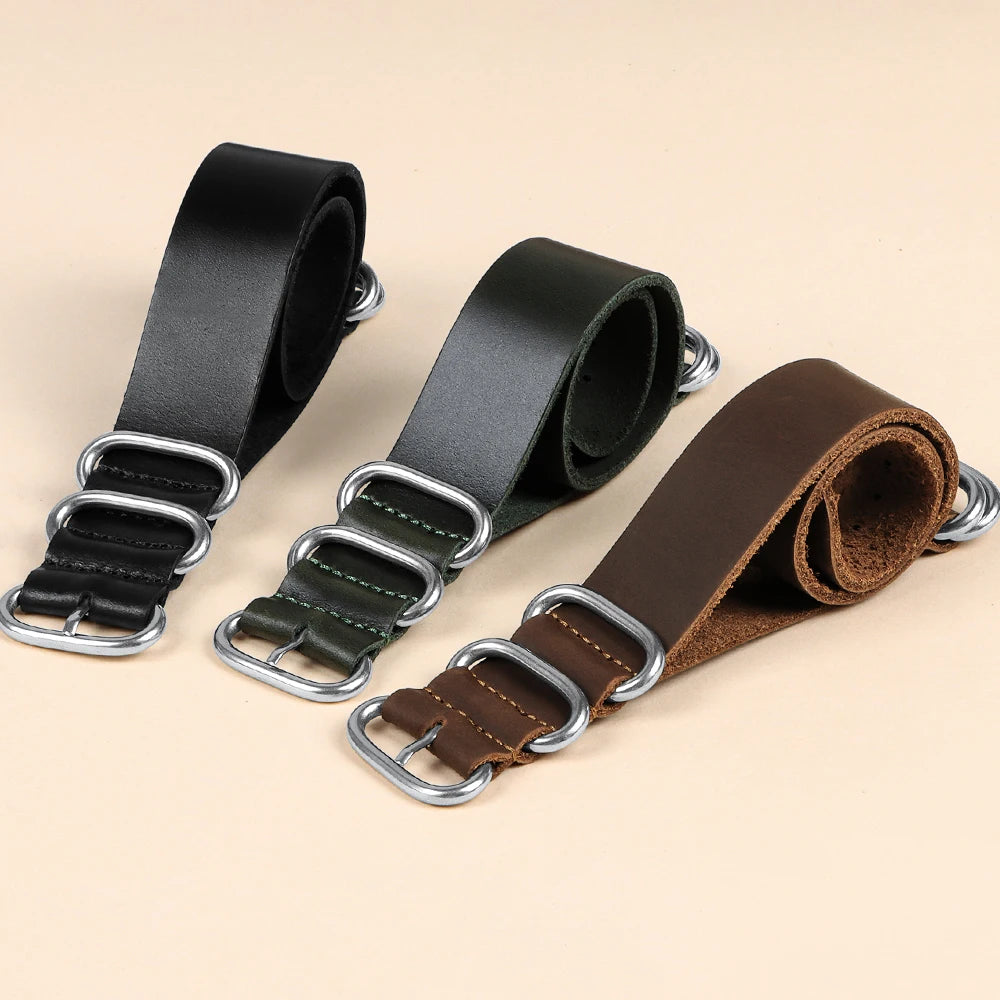 Soft Genuine Leather Bracelet for Omega Seamaster 007 Strap 18mm 20mm 22mm Watchband for Seiko for Rolex for Huawei WatchGT2/GT3