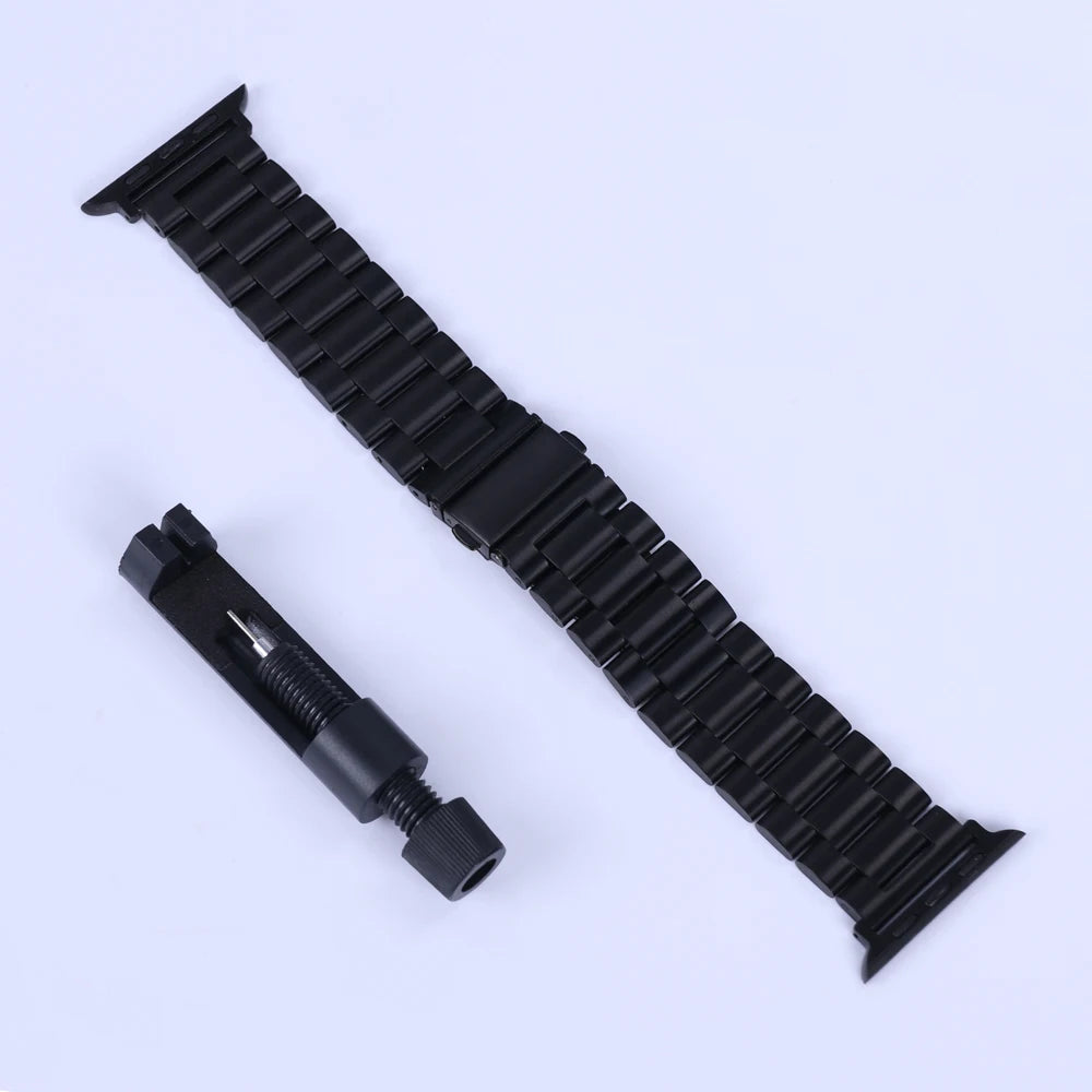 Metal Strap For Apple Watch Band 49mm 45mm 41mm 46mm 44mm Stainless Steel Correa Bracelet belt iwatch 42mm series 7 6 SE 8 Ultra