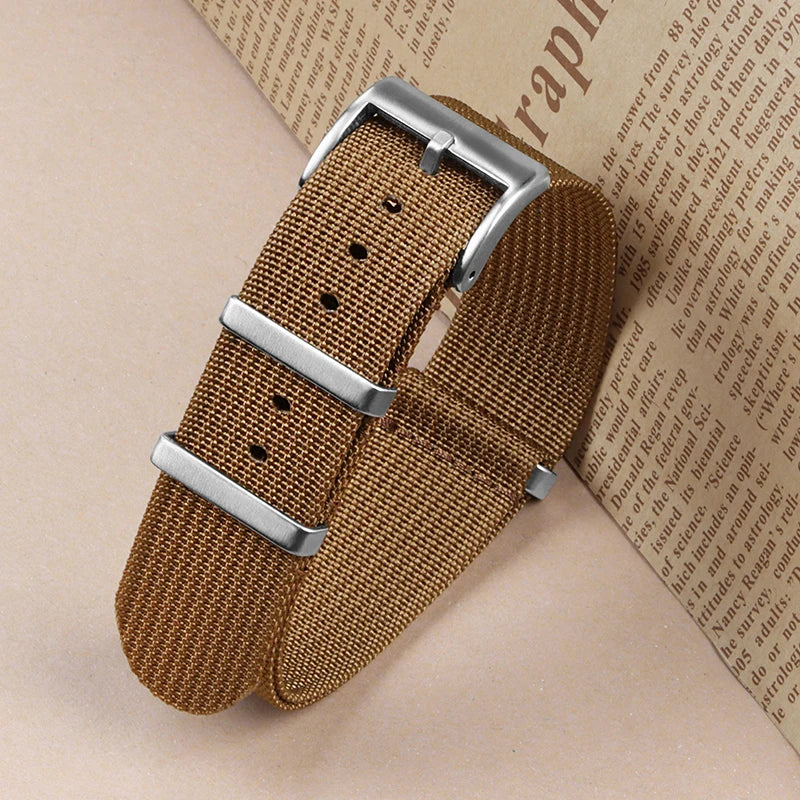 Braided Nylon Watch Band 18mm 20mm 22mm Watch Straps for Oemga Army Bracelet Military Watch Strap for Seiko Men Women Watchbands