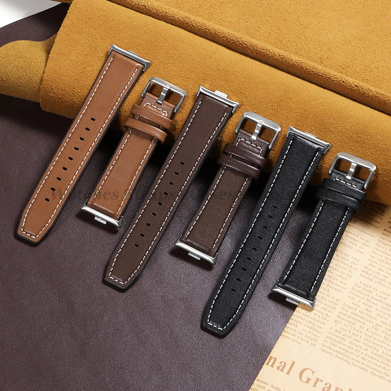 Leather Watch Bracelet for Redmi Watch 4 Wrist Strap for Xiaomi Mi band 8 pro Watchband for Smart Watch Sports Strap Accessoeies