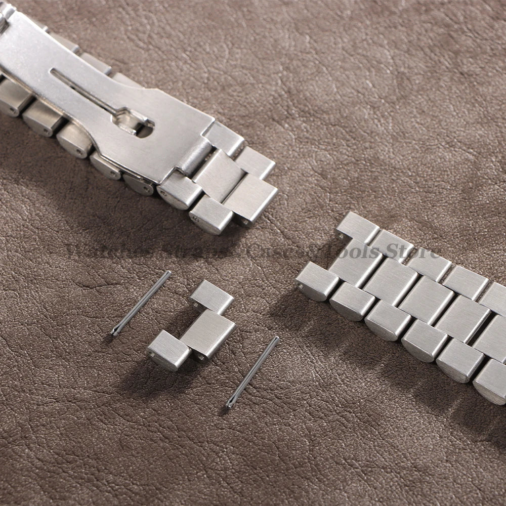 20mm Stainless Steel Watch Strap for Rolex for Water Ghost Wrist Band Silver Gold Curved End Bracelet Men Women Sport Watch Band