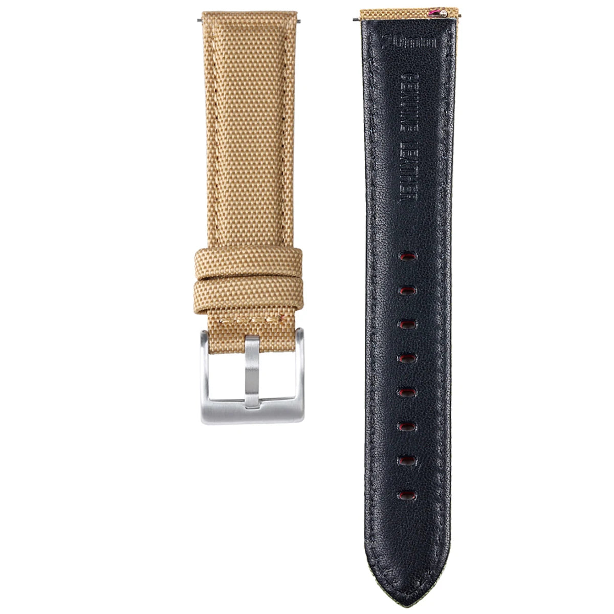 Nylon Leather Watch Strap for Seiko 22mm 20mm for Omega Belt for Casio Quick Release Watchband for Samsung Galaxy Watch 42/46mm