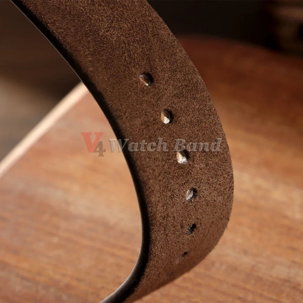 20mm 22mm High Quality Suede Cowhide Vintage Watch Strap Blue Brown Watchband Replacement Strap Watch Accessories Sport Bracelet