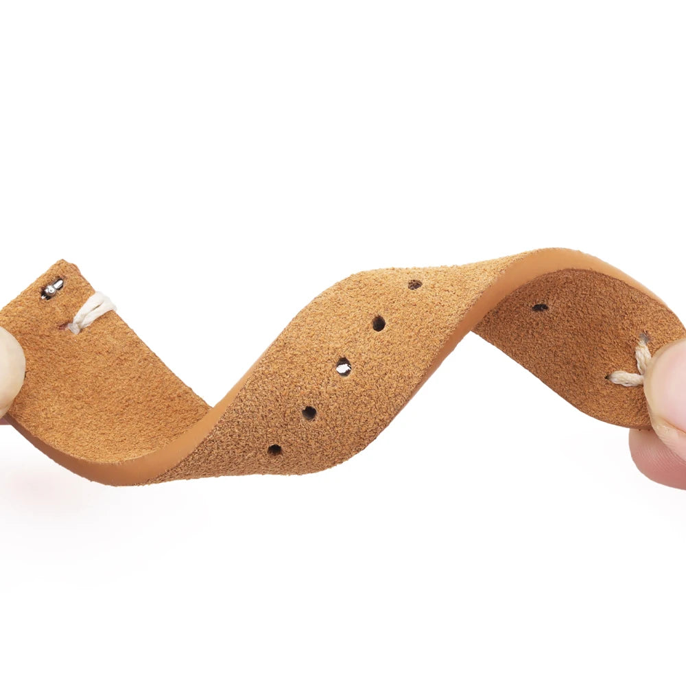 High Quality Suede Leather Strap for Seiko Watchband for Omega 18/20/22mm Band with Butterfly Buckle Wrist Bracelet Accessories