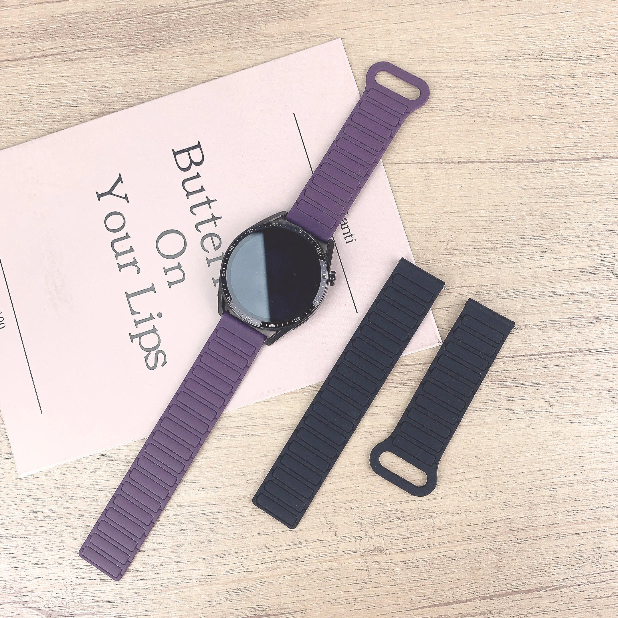 20mm Strap For Omega X Swatch Joint MoonSwatch Band Magnetic Loop Silicone Bracelet For Amazfit GTS4 Watch7 6 5 4 40/44mm Correa