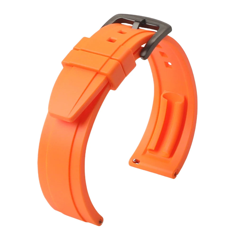 Universal Watrproof Rubber Strap 18mm 19mm 20mm 22mm for Armani for Omega Wristbelt Sport Silicone Watch Band for Seiko Bracelet