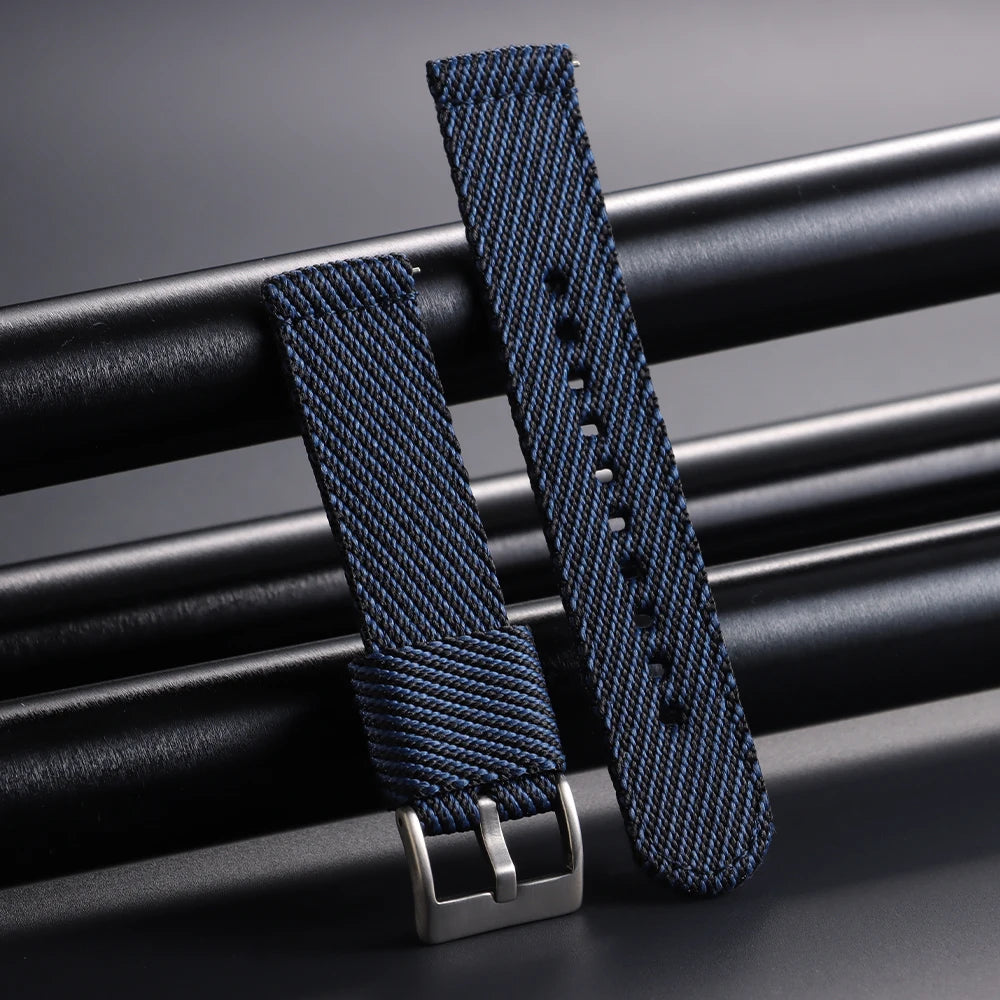 Nylon Strap 20m 22mm for Tudor for Omega Watch Band Woven Canvas Fabric Band for Seiko Men Military Sport Quick Release Bracelet