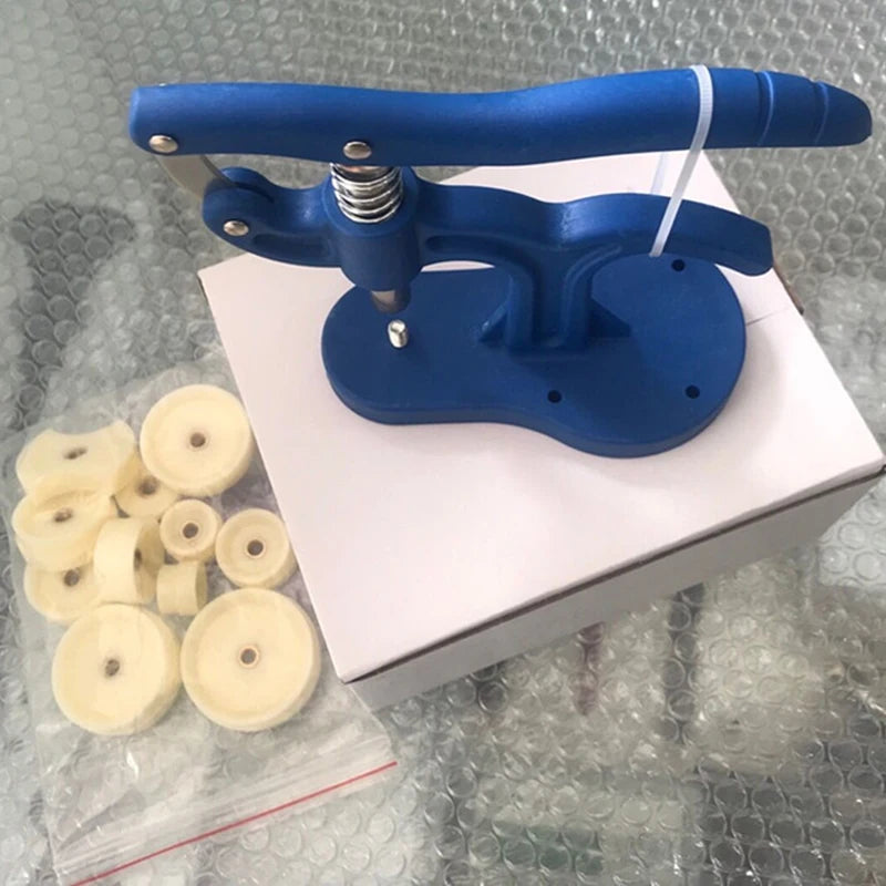 Watch Repair Tool Kit for Watchmaker 12pcsWatch Back Press Tool Set Nylon Prevent Slip Fitting Dies Nylon Watch Case Closer